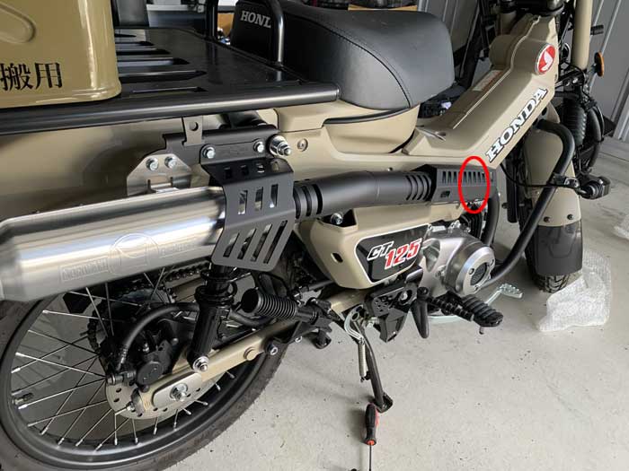 JA55 CT125 ハンターカブ モリワキ マフラー おまけ付 - マフラー